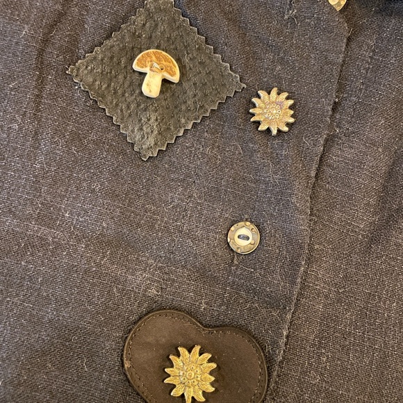 Vintage 100% Linen button down top - Picture 3 of 3